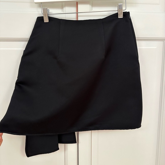 Delfi Collective Black Satin and Crystal Benny Skirt - Picture 9 of 13